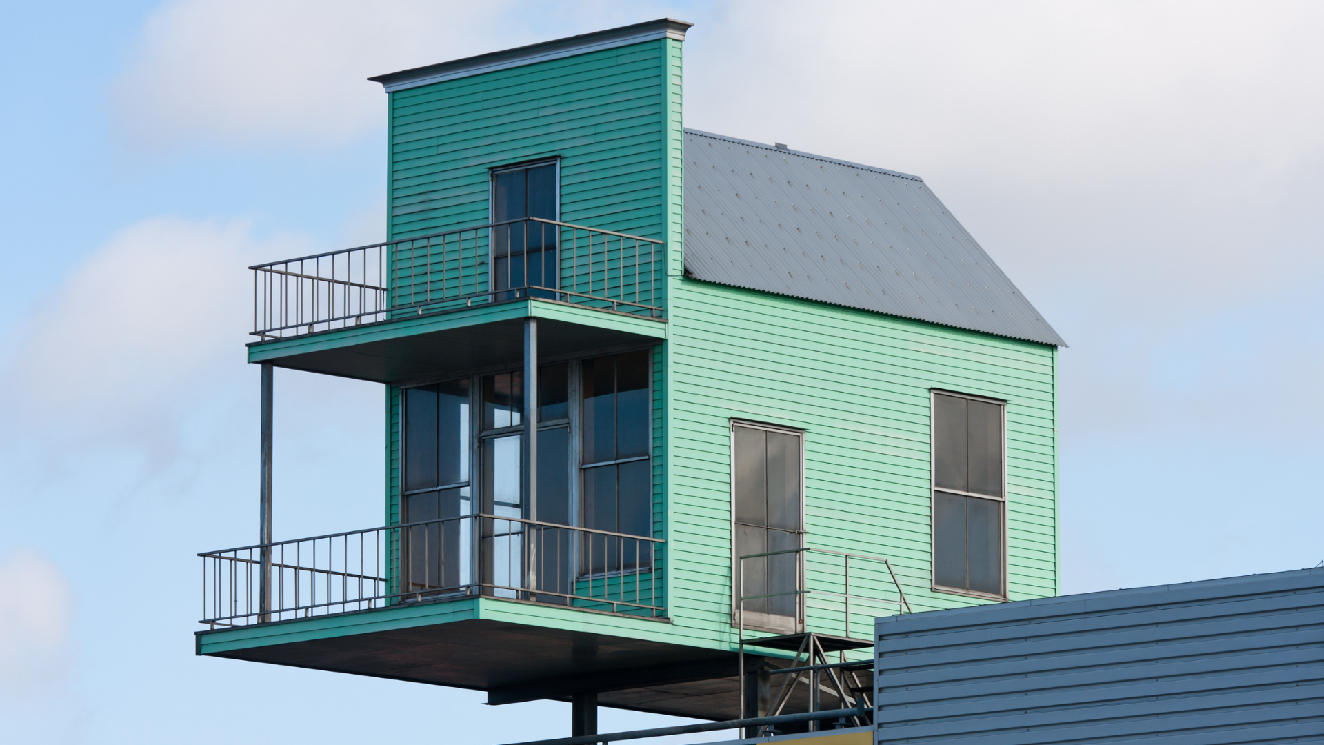 Tiny house in het groen